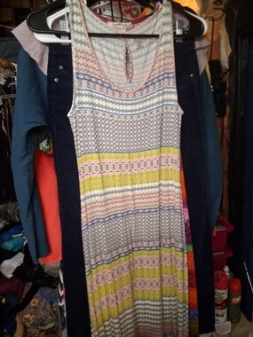a.n.a Sleeveless Maxi Dress in White, Pink, Blue, Yellow